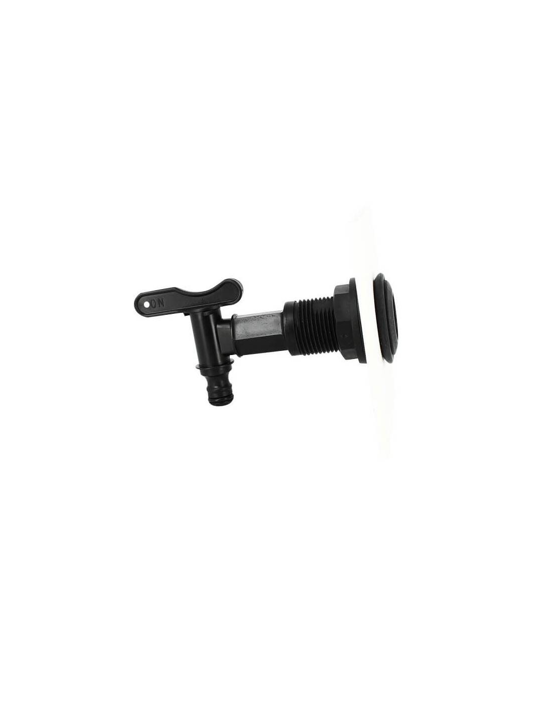 Passe Paroi auto-étanche Mâle 1'' - Femelle 3/4'' et robinet PEHD - Imagen 3