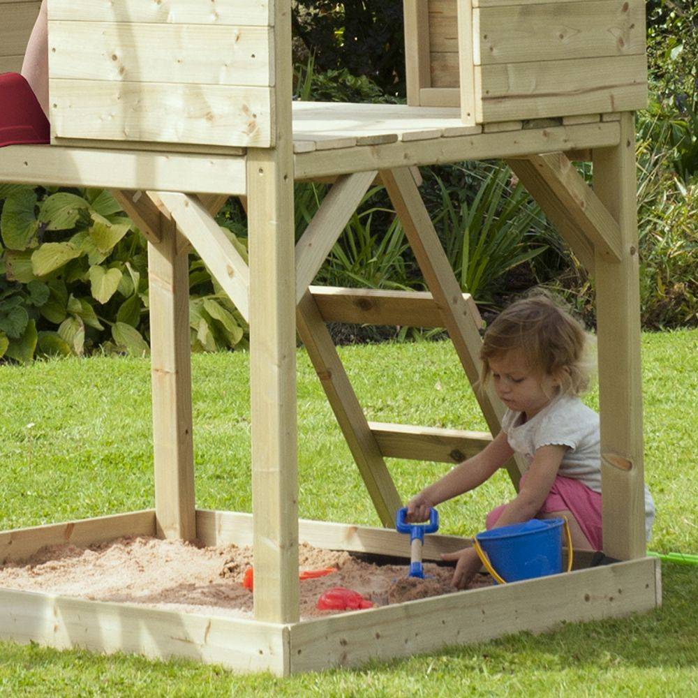 Tp Toys - Cabane enfant sur pilotis avec bac à sable Lookout Avec glissière Tp Toys - Imagen 4