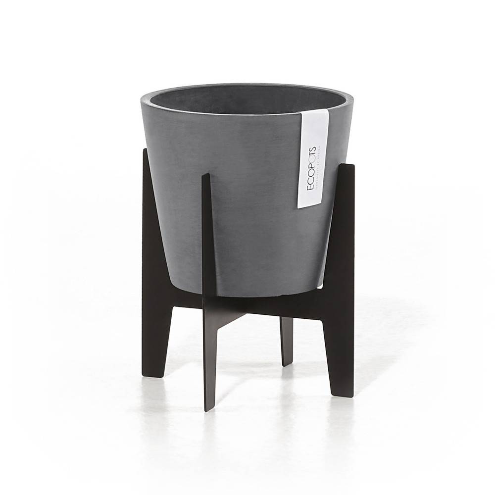 Ecopots - Pieds pour pot Stilts 20 Noir - 22 x 22 x H. 22 cm ECOPOTS - Imagen 3