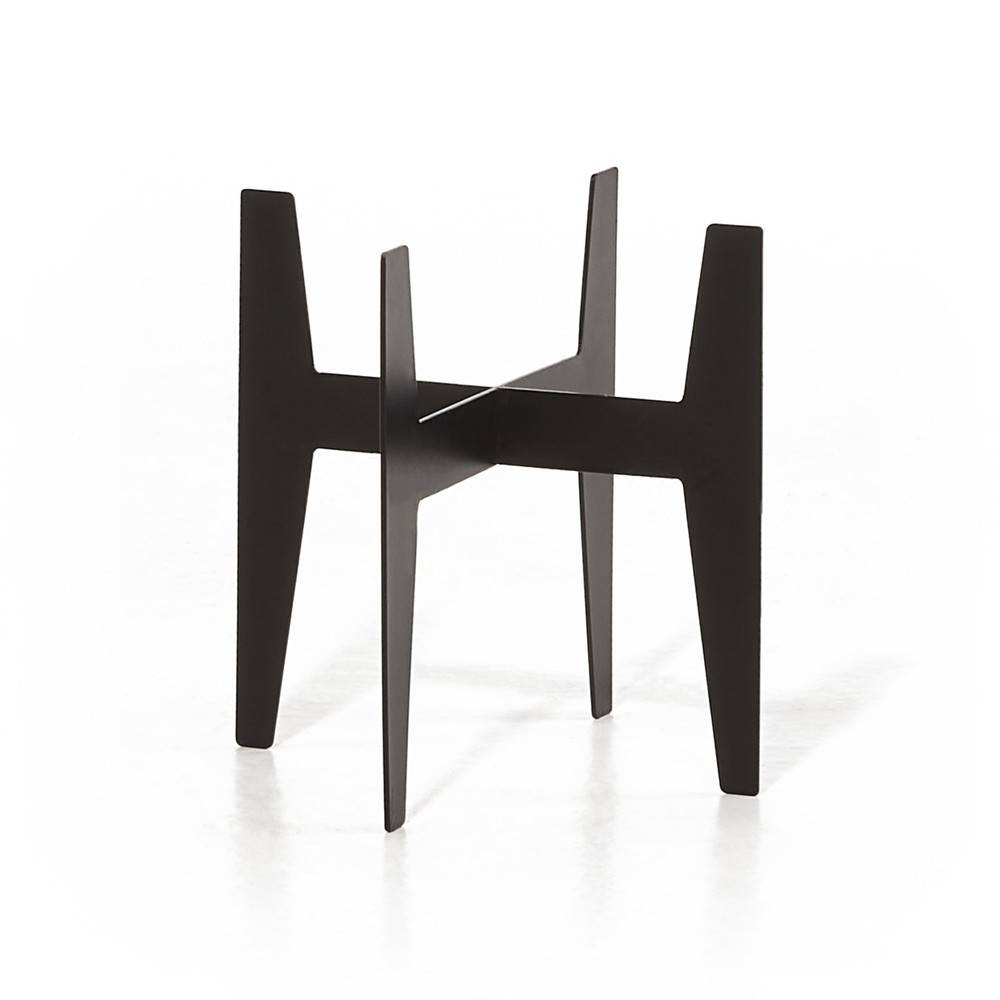 Ecopots - Pieds pour pot Stilts 20 Noir - 22 x 22 x H. 22 cm ECOPOTS - Imagen 1