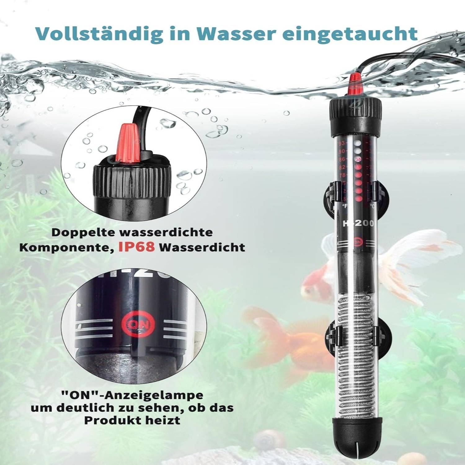 DtopbuyAge - Thermoplongeur 100W pour Aquarium - Jusqu'à 120L DtopbuyAge - Image 3