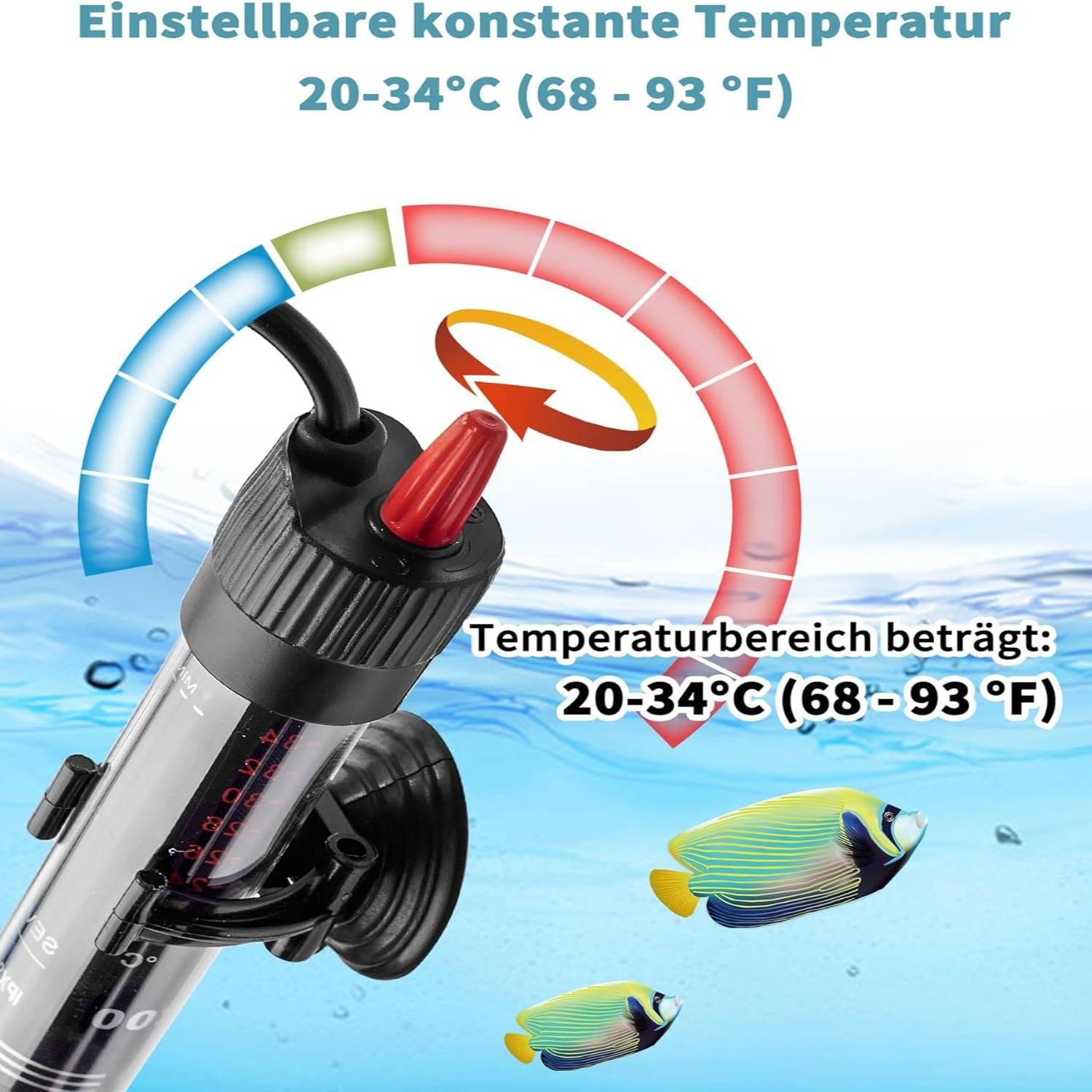 DtopbuyAge - Thermoplongeur 100W pour Aquarium - Jusqu'à 120L DtopbuyAge - Image 2