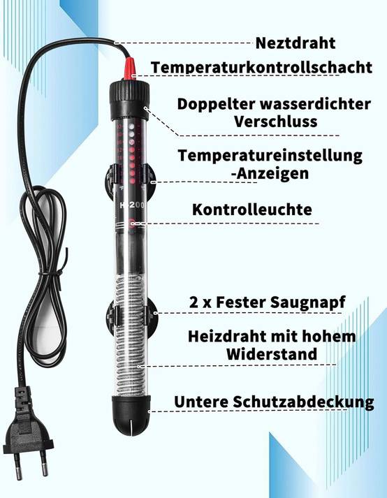 DtopbuyAge - Thermoplongeur 100W pour Aquarium - Jusqu'à 120L DtopbuyAge - Image 5
