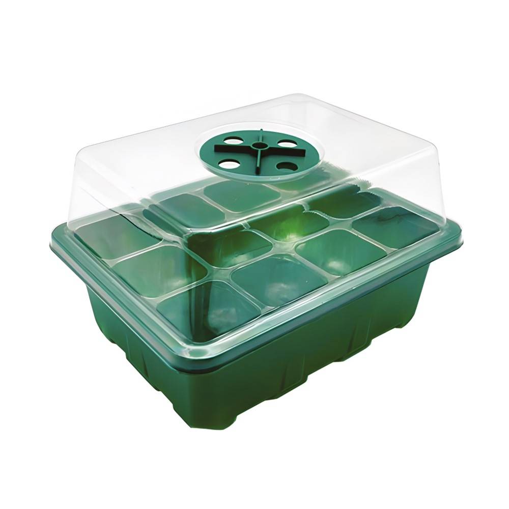 Kit de germination - Set de 5 Plateaux pour semis avec lumière LED de croissance - Image 2