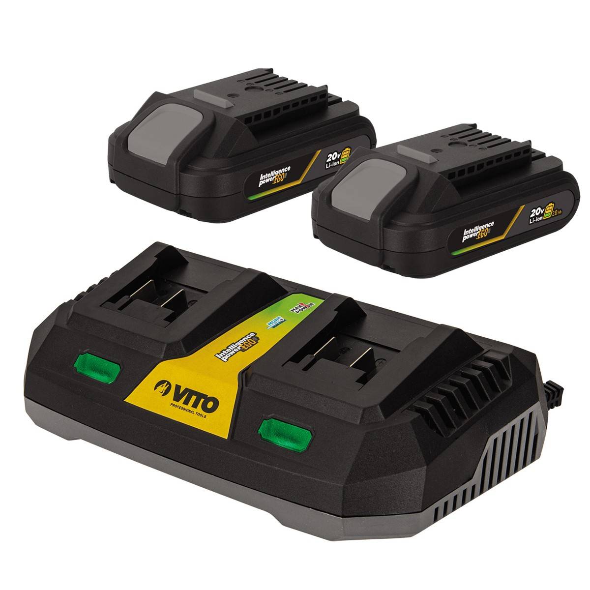 Souffleur de jardin 40V + 2 Batteries lithium 2AH + Chargeur DOUBLE VITO - Imagen 2