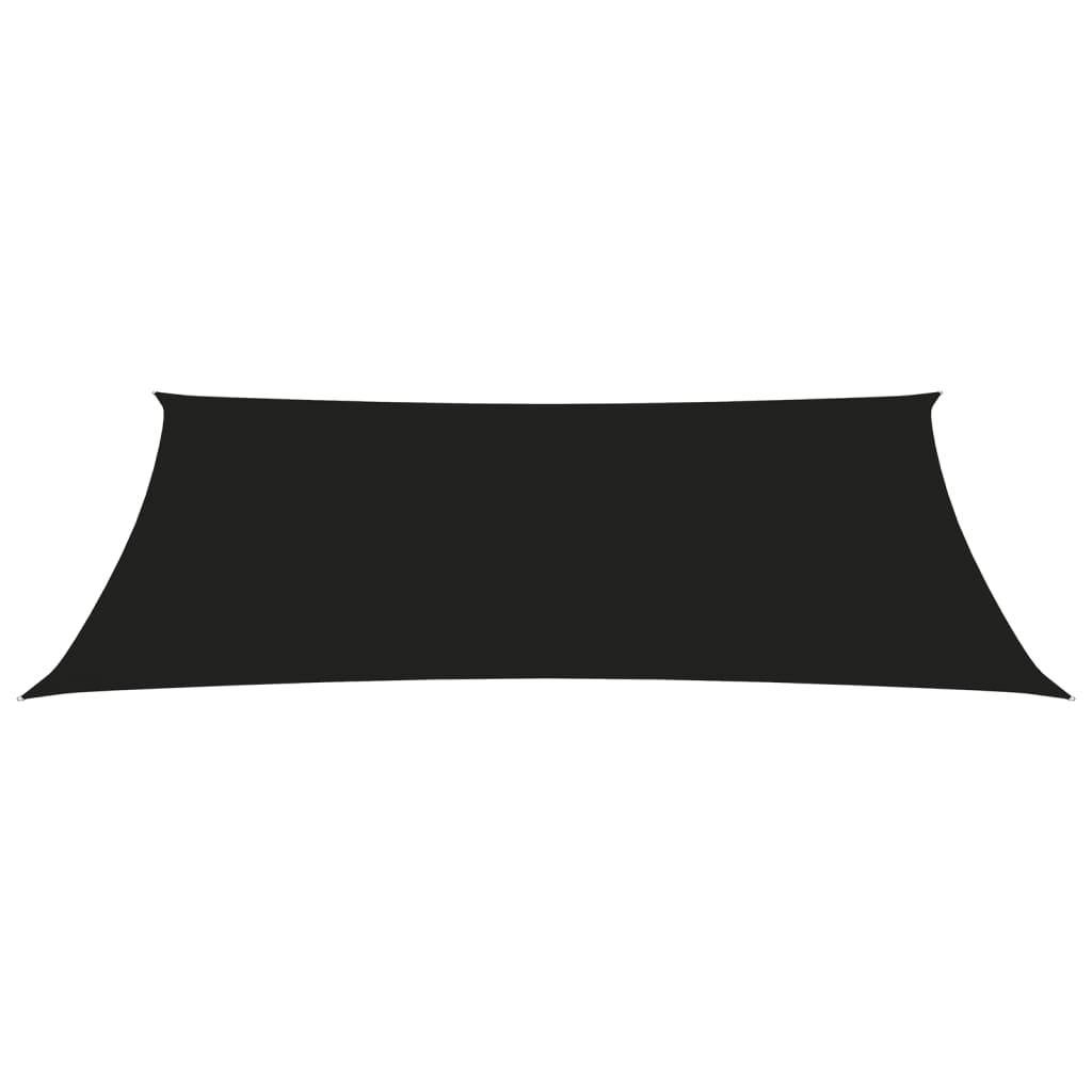 Helloshop26 - Voile toile d'ombrage parasol tissu oxford rectangulaire 3 x 5 m noir - Imagen 2