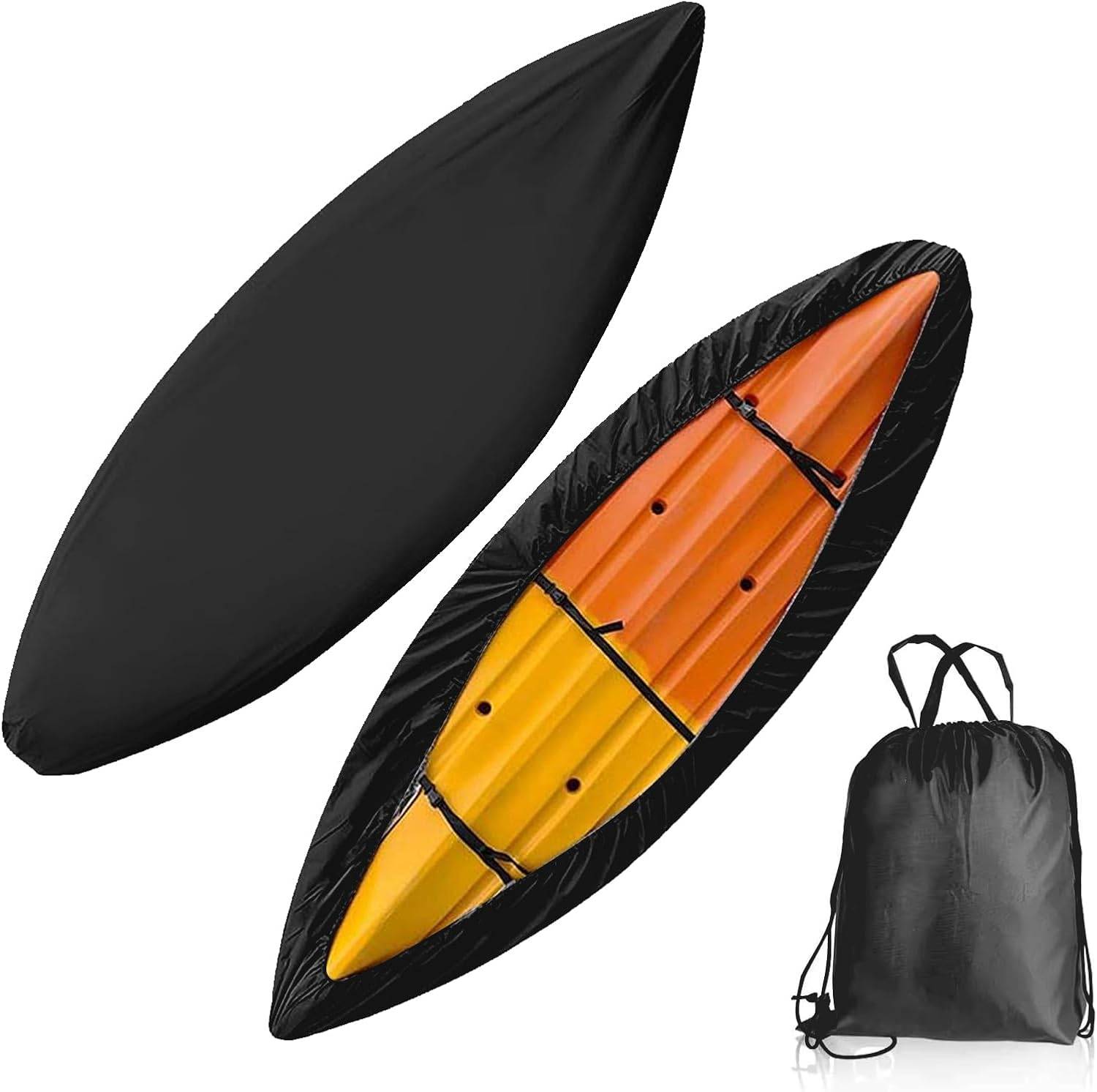 IntiMeg - Housse de protection noire pour 3,6-4 m, imperméable 210D, pour canoë, bateau, , , planche, protection solaire IntiMeg - Image 1