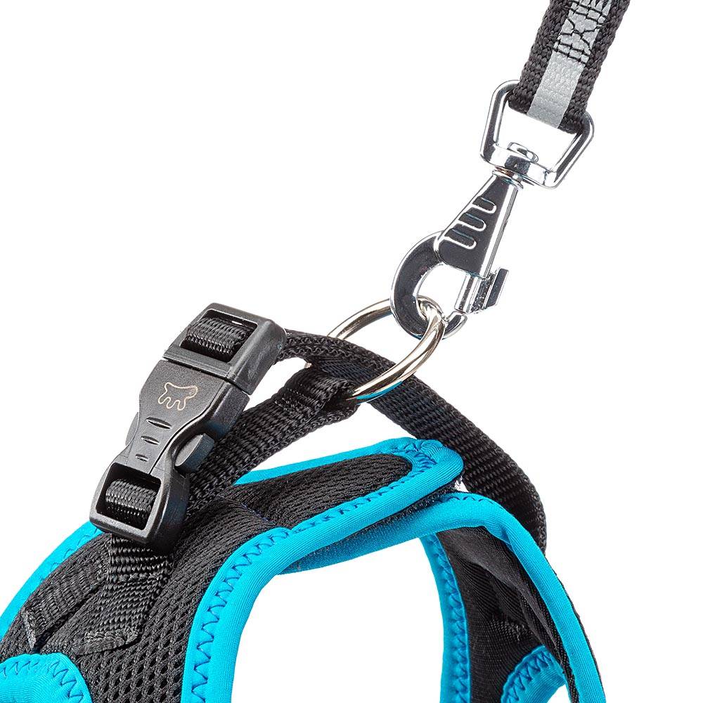 Ferplast - Ferplast Harnais Petit Chien KAORI XXXS, Harnais pour chat respirant, rembourré et réglable, facile à porter, bords réfléchissants, poitrine 24-28 cm. - Imagen 3