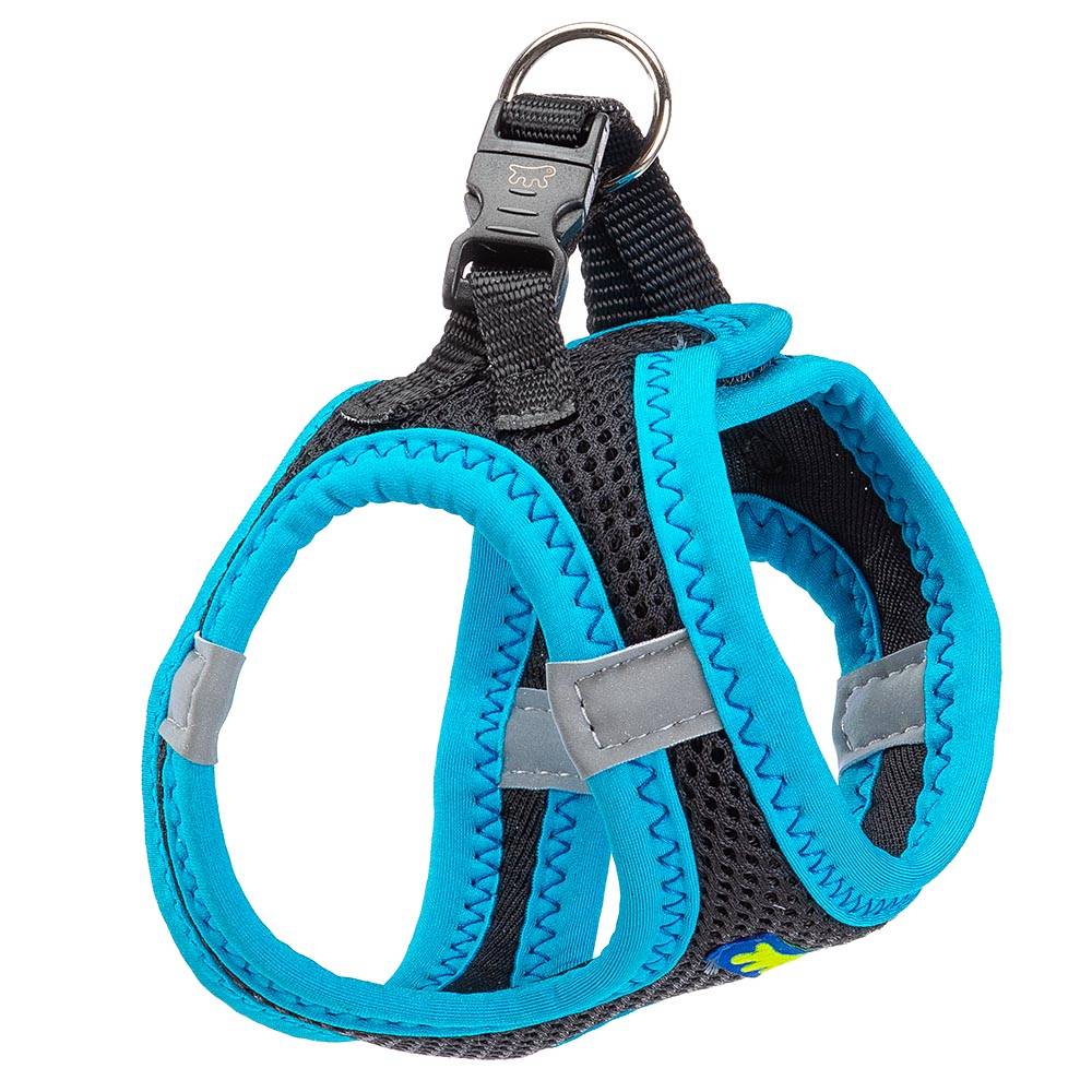 Ferplast - Ferplast Harnais Petit Chien KAORI XXXS, Harnais pour chat respirant, rembourré et réglable, facile à porter, bords réfléchissants, poitrine 24-28 cm. - Imagen 1