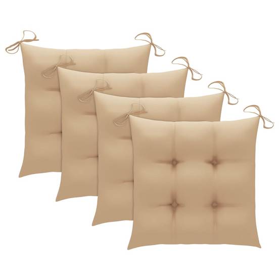 Chaises de jardin teck beige 58 x 60 x 90 cm - PANGIVO - Image 6