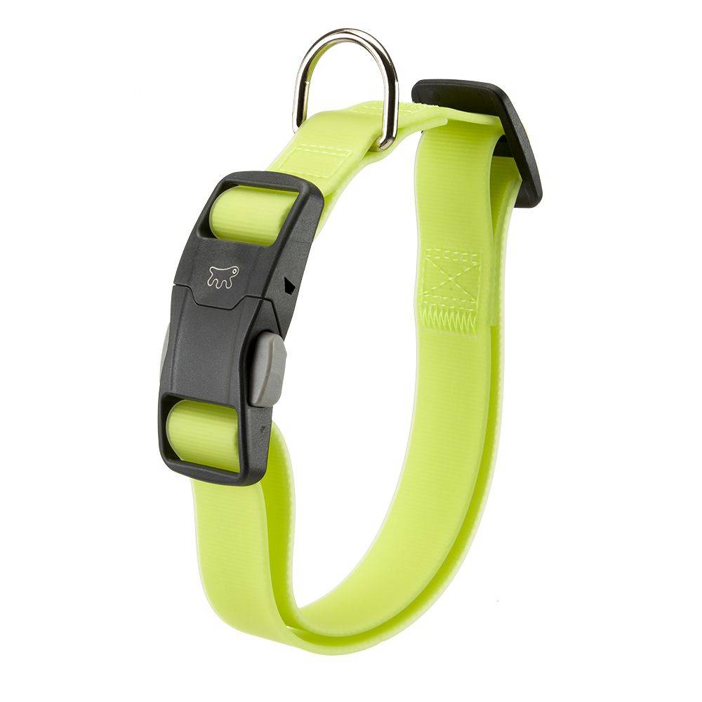 Ferplast - Collier pour Chiens EVOLUTION C25/56 avec Boucle Magnétique, Hypoallergénique, Lavable, Vert - Imagen 1