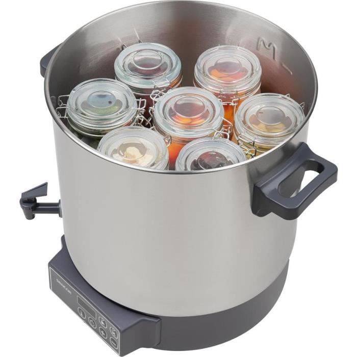 Stérilisateur électrique de bocaux 27 L inox, 1800 W, réglage 30 à 100 °C - SENCOR - Image 3