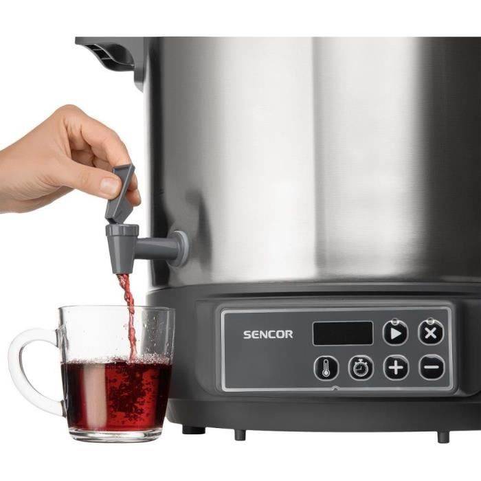 Stérilisateur électrique de bocaux 27 L inox, 1800 W, réglage 30 à 100 °C - SENCOR - Image 8