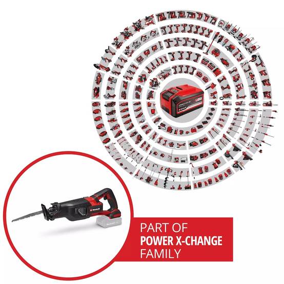 Einhell - Scie sabre sans fil - TP-AP 18/32 Li BL-Solo - Course 32 mm - Brushless - Vitesse réglable - Einhell - Image 3