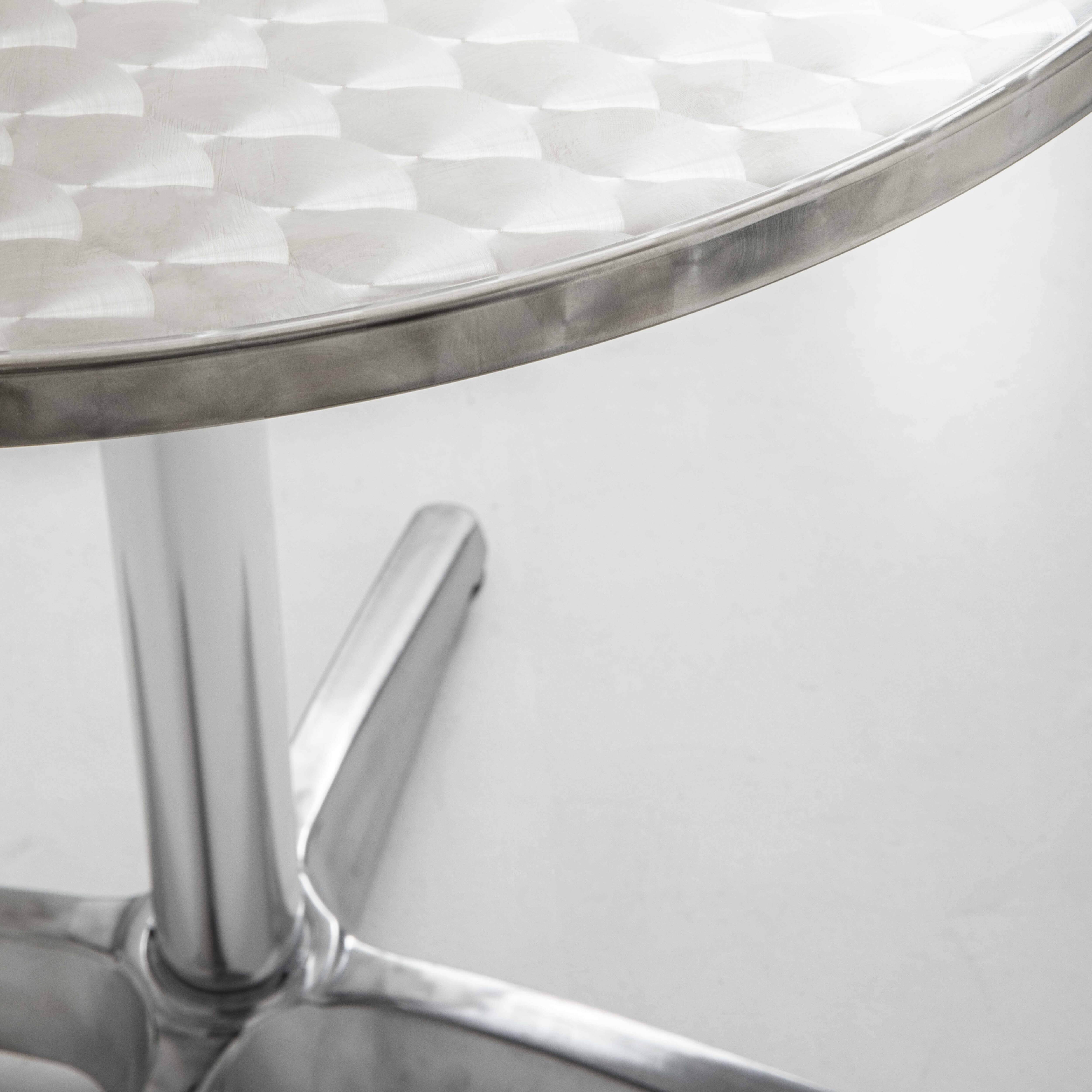 Oviala - Plateau de table rond en inoxydable 60 cm Brixton Brixton - Oviala - Imagen 3