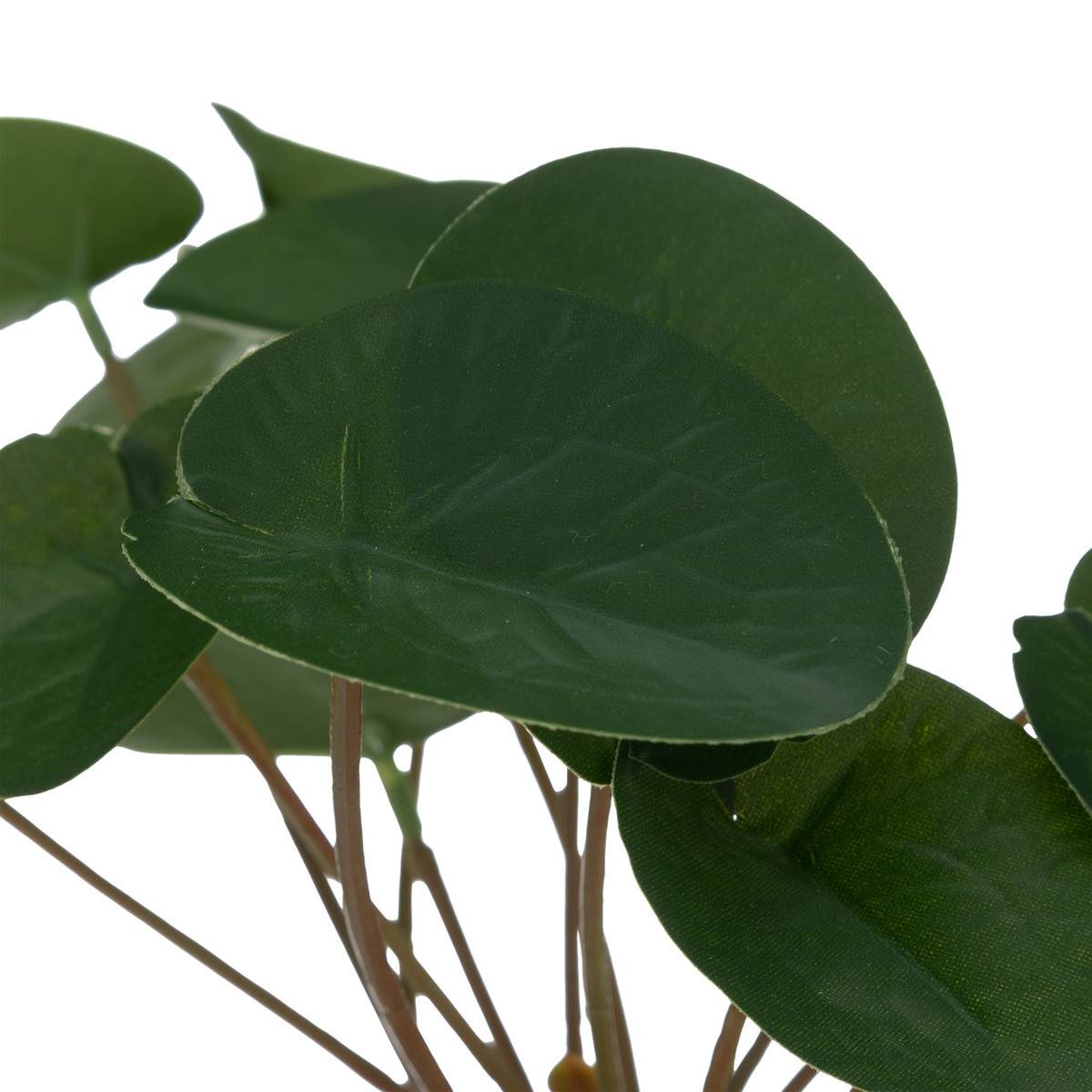 Plante artificielle pot en céramique Blanc cassé et Bambou H 26 cm - Imagen 2