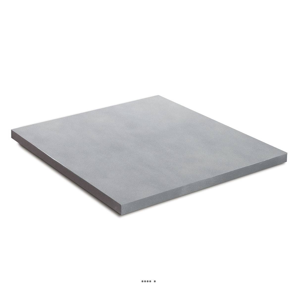 Artificielles - Couvercle fibres de verre/ composite Ext. carré - dimhaut: H 35 cm - couleur: Gris ciment