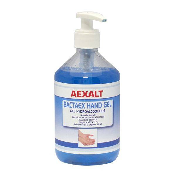 Gel désinfectant hydroalcoolique virucide 500 ml | GH668 - Aexalt Pluho