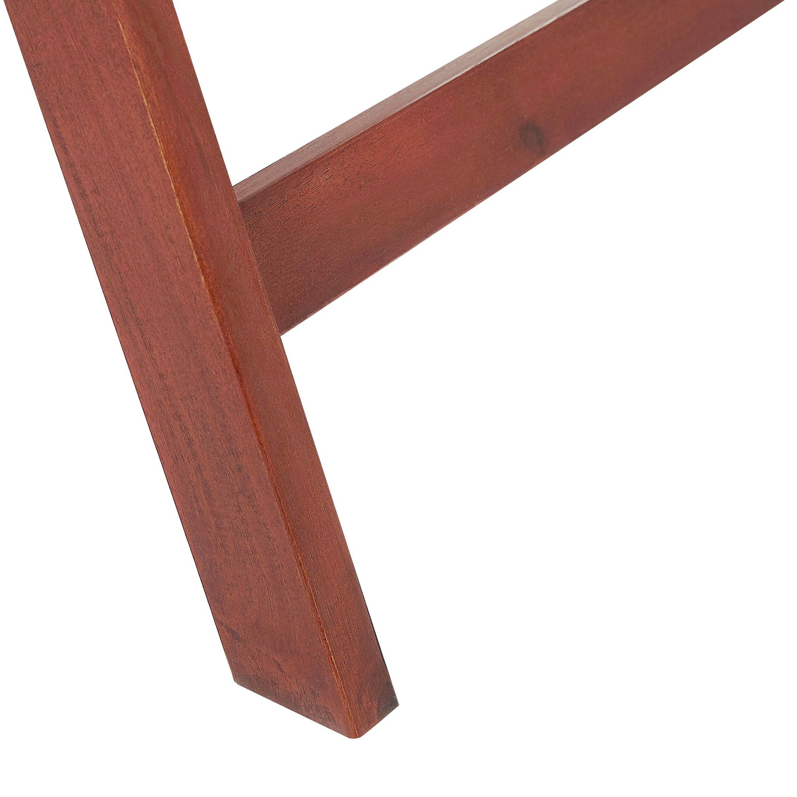 Beliani - Chaise Metteur en Scène Marron en Bois d'Acacia Transat Inclinable Résistant pour Jardin ou Terrasse au Style Méditerranéen - Imagen 9