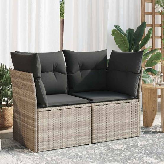 Canapé design mosco canap 2 places Couleur gris Miliboo | La Redoute Canapé design mosco canap 2 places Couleur gris Miliboo | La Redoute