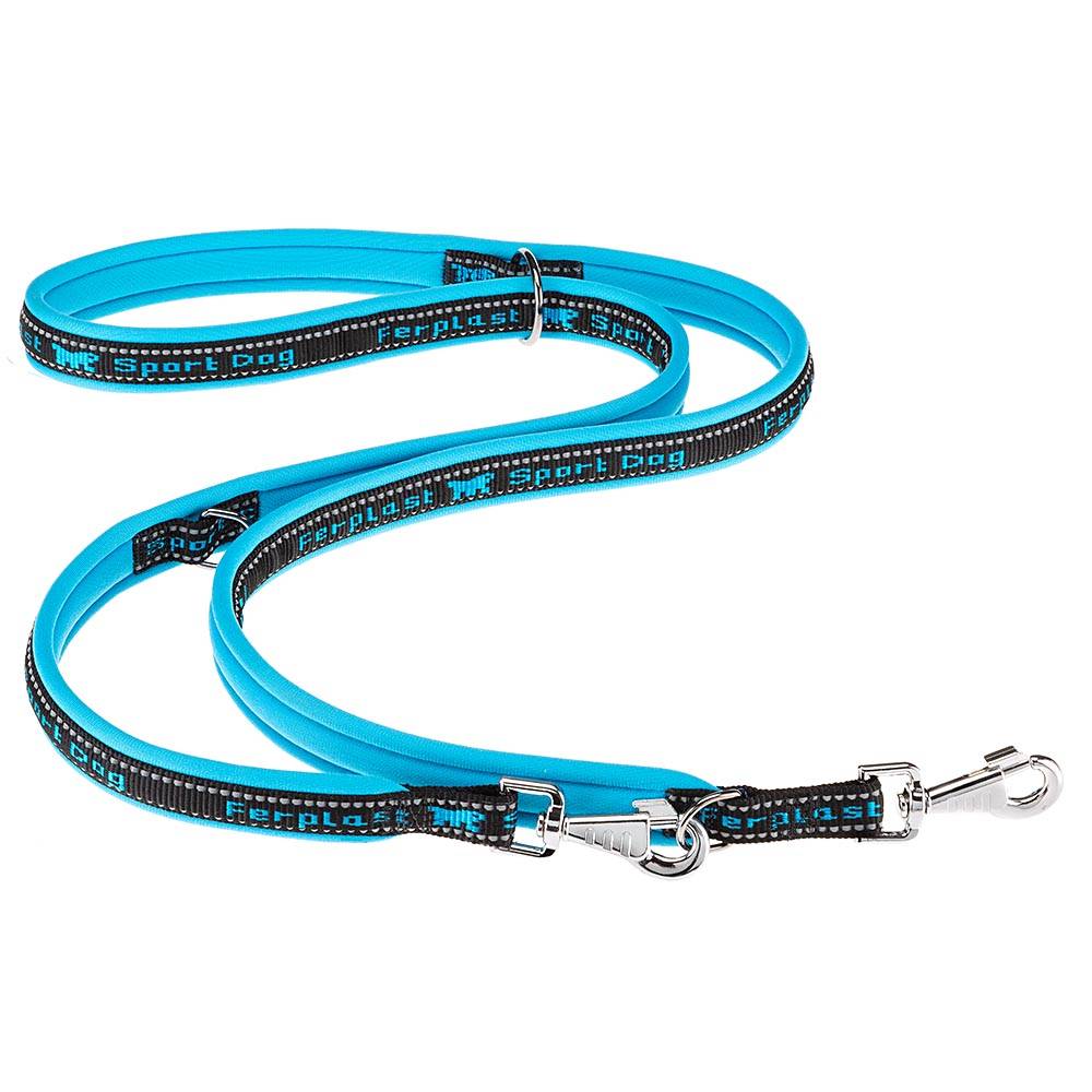 Ferplast - Ferplast Laisse chien SPORT DOG, Laisse de dressage pour chien taille moyenne, Poignée rembourrée, Mousqueton en métal, Coutures réfléchissantes, - Imagen 1