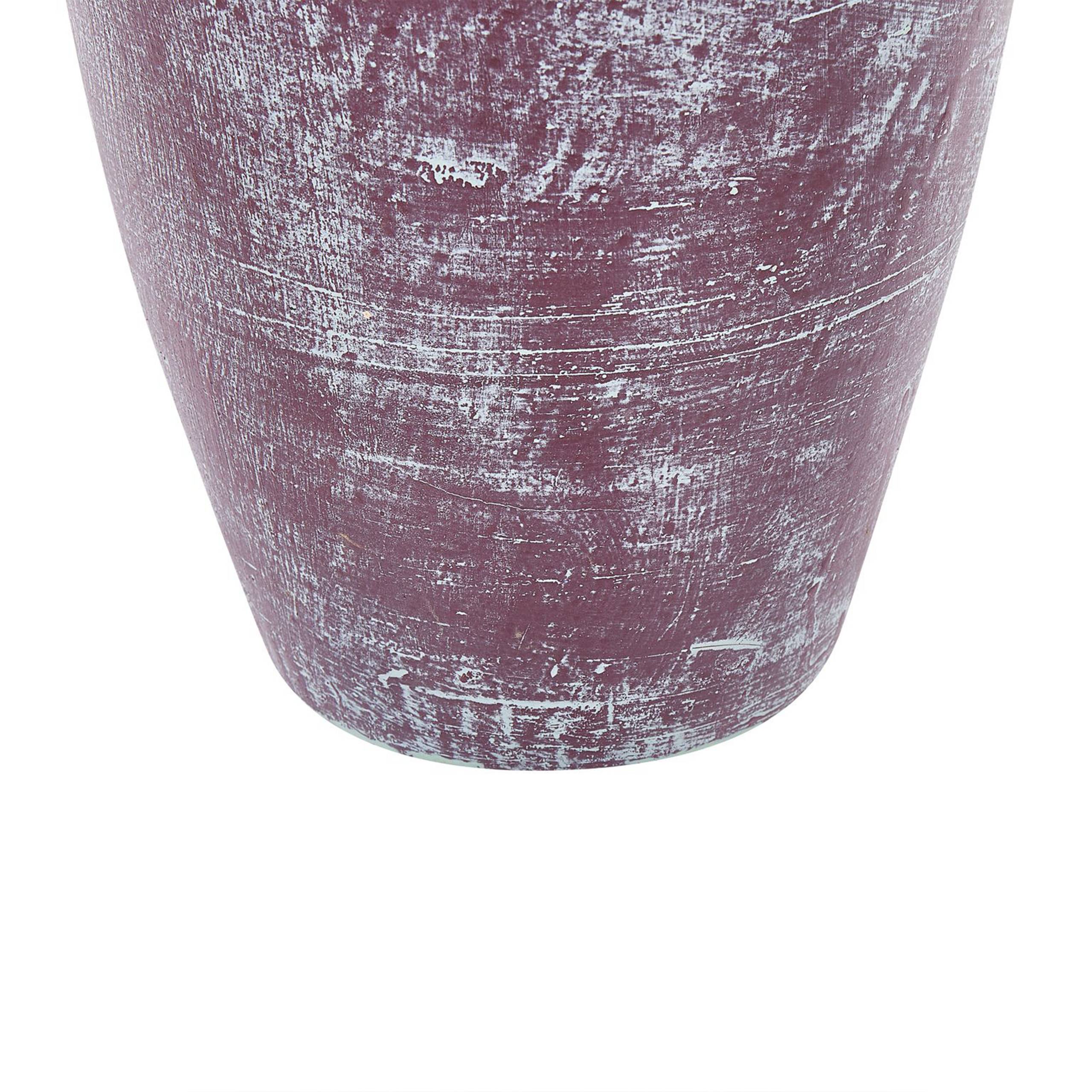 Beliani - Vase décoratif Terre cuite Marron KARDIA - 24x24x57- Beliani - Image 6