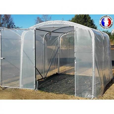 Serre En Direct - Serre tunnel PRO-230  larg 2.30 m, Long 3 m, Façade 2 portes simples - Imagen 7