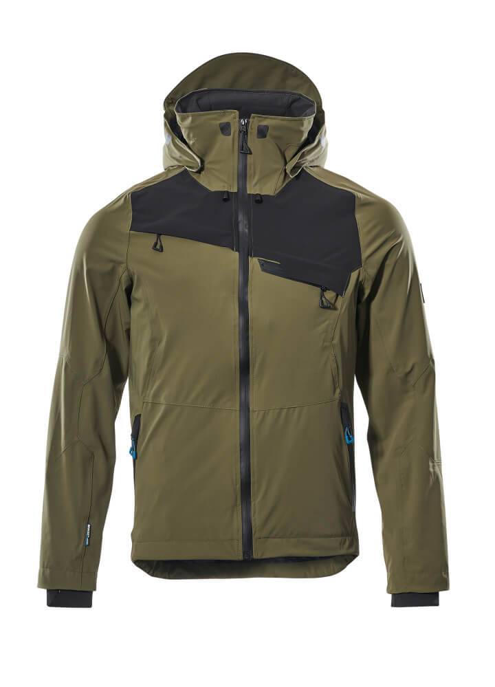 Mascot - Veste professionnelle d'extérieur imperméable Advanced - Taille XS - Vert Foncé / Noir - MASCOT - 17001-411-3309 XS