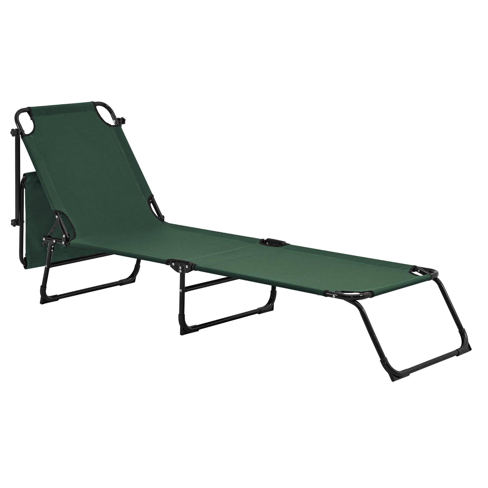Bain de soleil transat chaise longue pliable avec pare-soleil acier pvc polyester 187 cm gris clair - Image 2