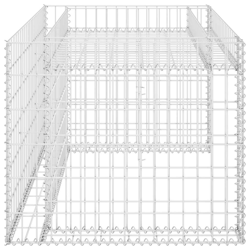 PANGIVO - Garage tondeuse à gazon acier argenté 110 x 80 x 60 cm - PANGIVO - Image 4