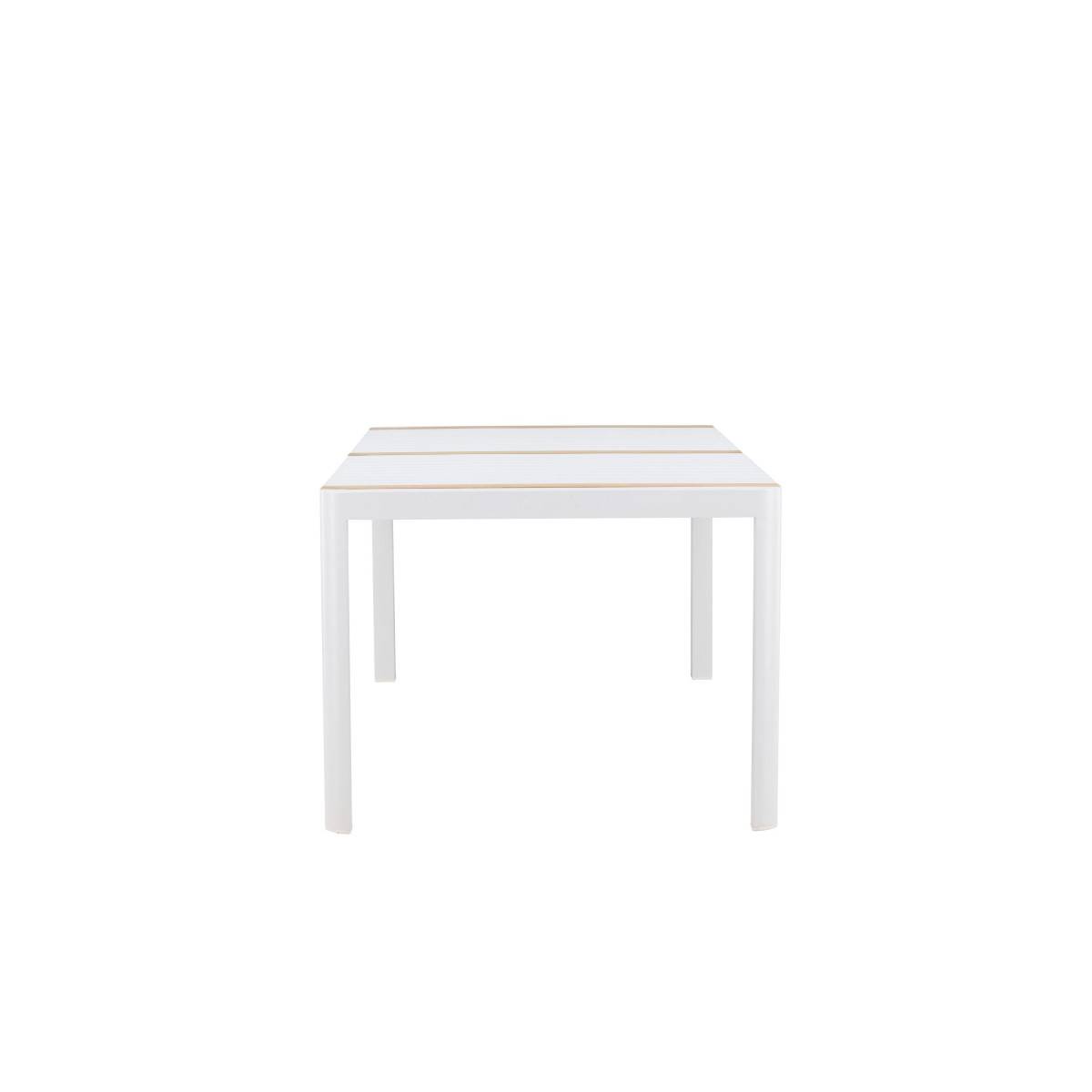 Table de Jardin en Teck "Togo" 200cm Blanc - Image 2