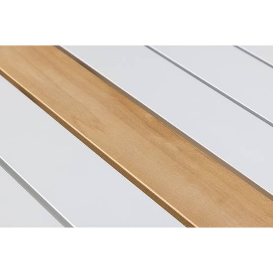Table de Jardin en Teck "Togo" 200cm Blanc - Image 10