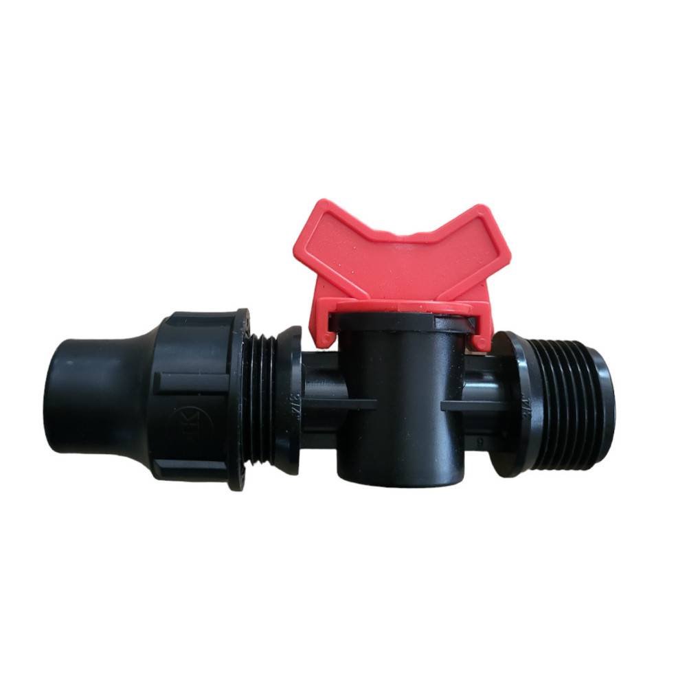Vannes raccord rapide pour tuyau de diametre 16 mm et 3/4 pouce - vanne cannelée pour tuyau 16 mm - arrosage - Image 1