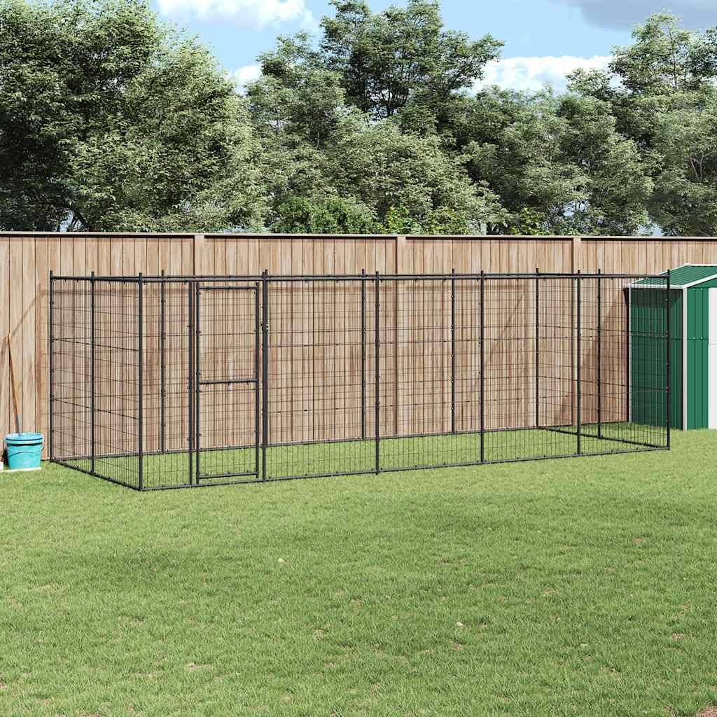 Vidaxl - Chenil extérieur Acier 12,1 m² vidaXL 3082299 - Imagen 1