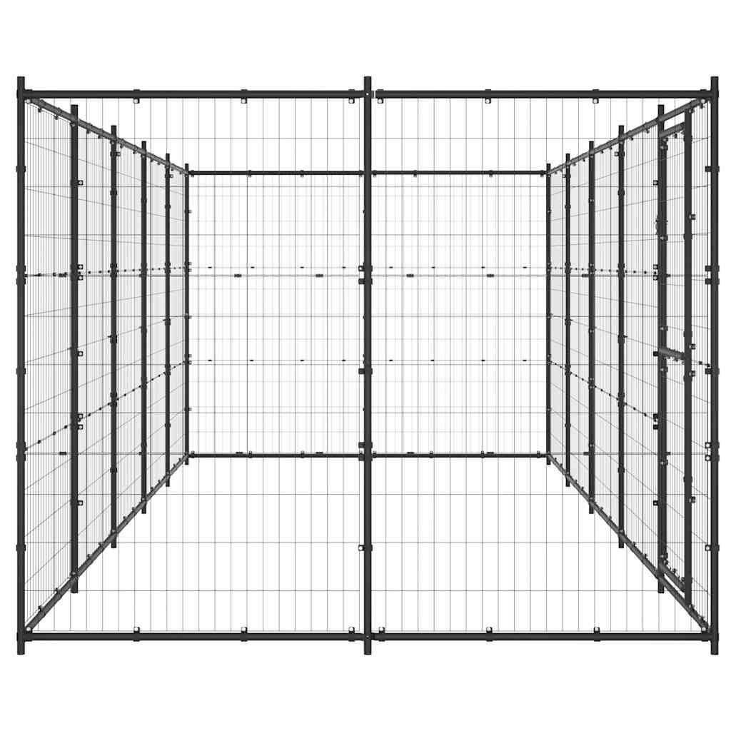 Vidaxl - Chenil extérieur Acier 12,1 m² vidaXL 3082299 - Imagen 6