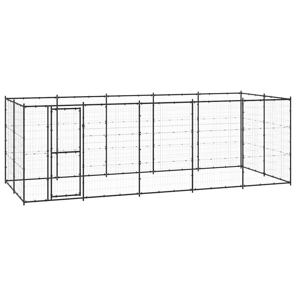Vidaxl - Chenil extérieur Acier 12,1 m² vidaXL 3082299 - Imagen 2