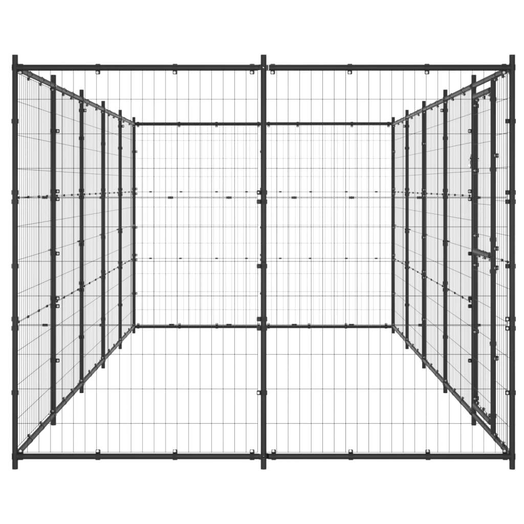 Vidaxl - Chenil extérieur Acier 12,1 m² vidaXL 3082299 - Imagen 5