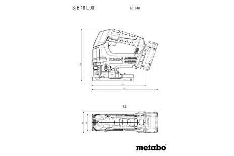 Metabo - Scies sauteuses sans fil STB 18 L 90 - METABO - Sans batterie ni chargeur - Metabox - 601048840 - Imagen 3