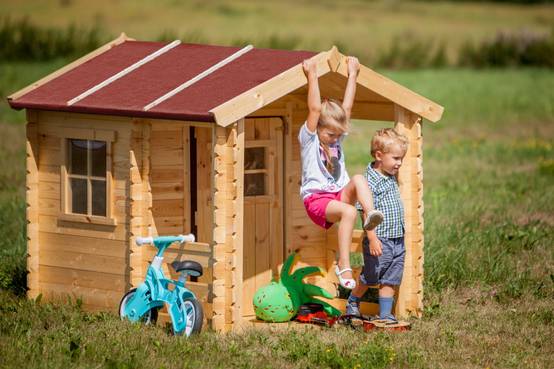 Timbela - Maison en bois pour enfants 182x146xH145cm/ 1,1 m² - Maison jardin enfant exterieur bois - 19 mm d’épaisseur - Timbela M501A - Image 4