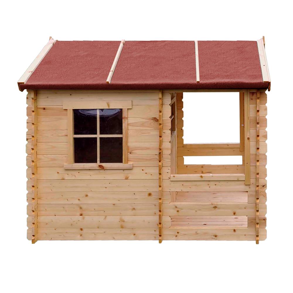 Timbela - Maison en bois pour enfants 182x146xH145cm/ 1,1 m² - Maison jardin enfant exterieur bois - 19 mm d’épaisseur - Timbela M501A - Image 2