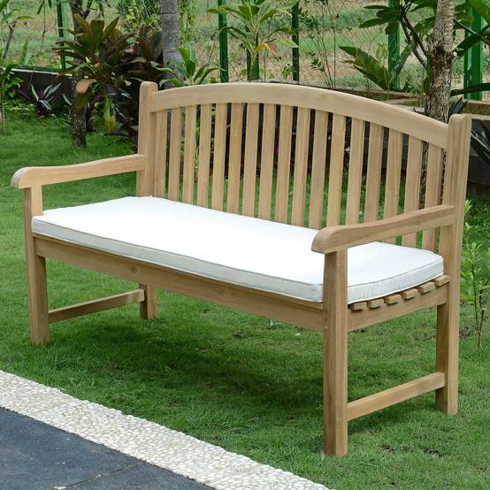 Teck'Attitude - Coussin crème pour banc 150 cm - TECK'Attitude - Imagen 2