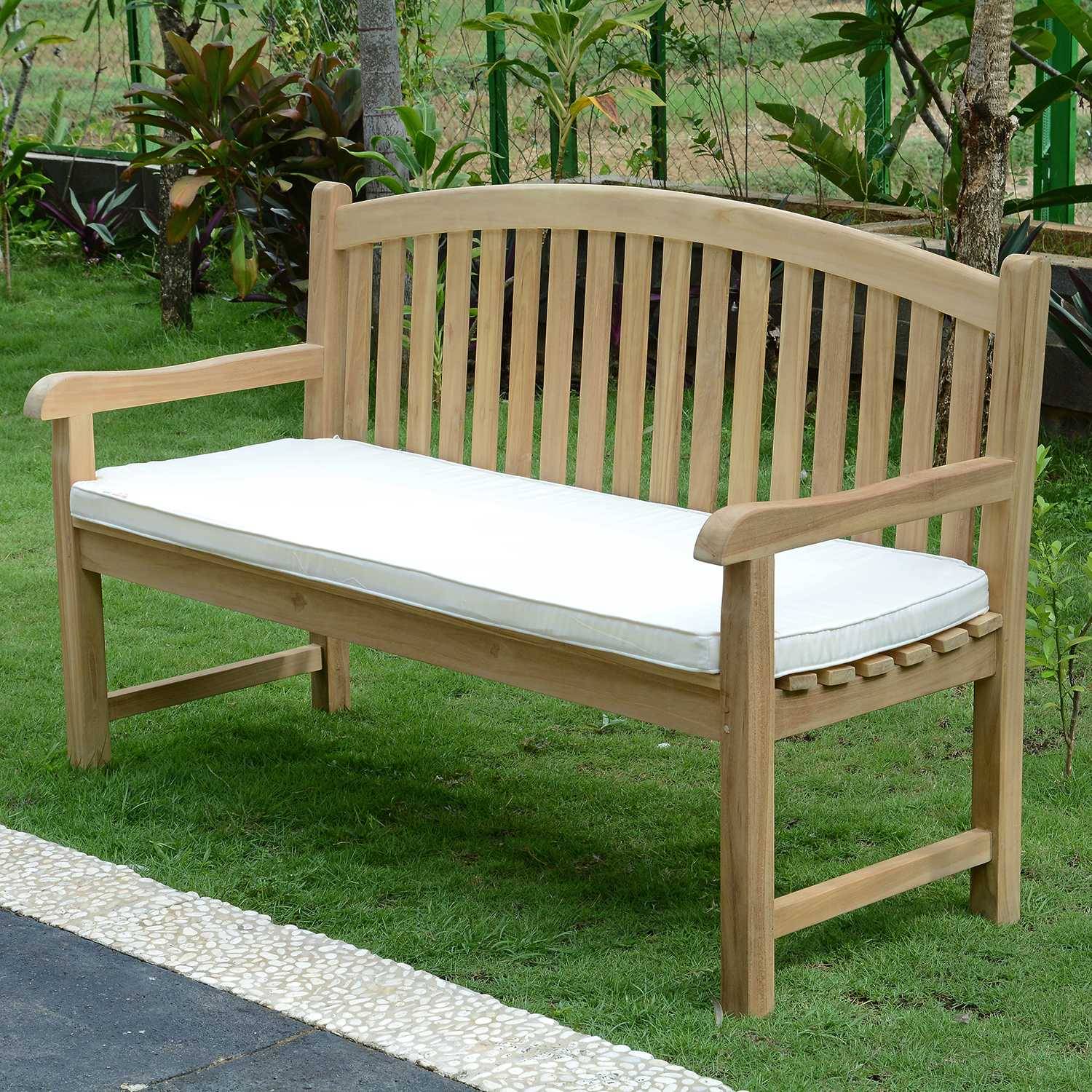 Teck'Attitude - Coussin crème pour banc 150 cm - TECK'Attitude - Imagen 2