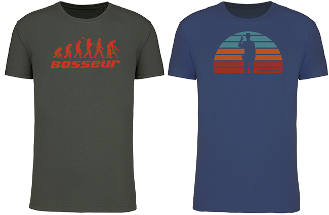 Lot de 2 t-shirt de travail BOSSEUR Evo Lichen 2XL - 12229-004