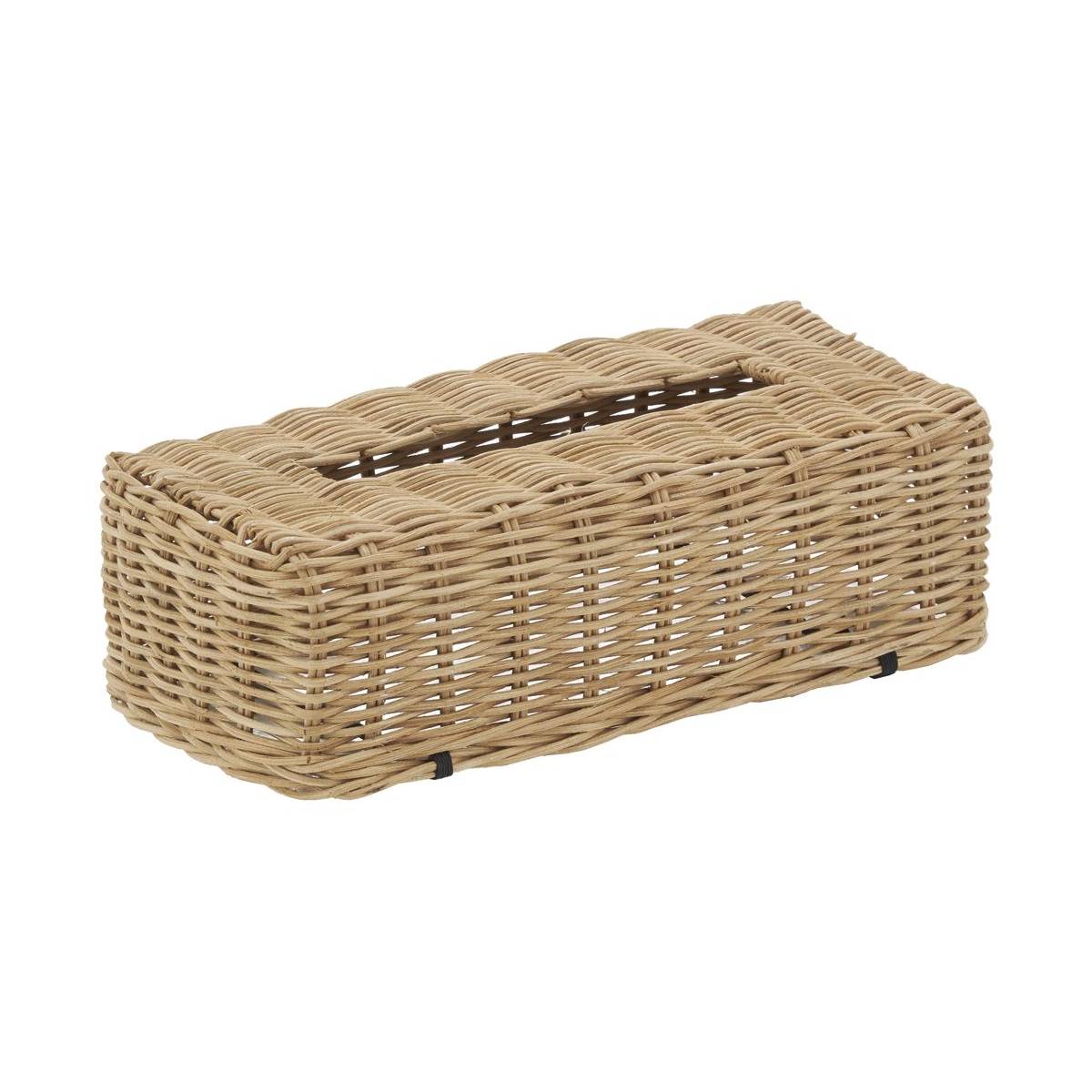 Aubry Gaspard - Boîte à mouchoirs en rotin naturel - Imagen 1