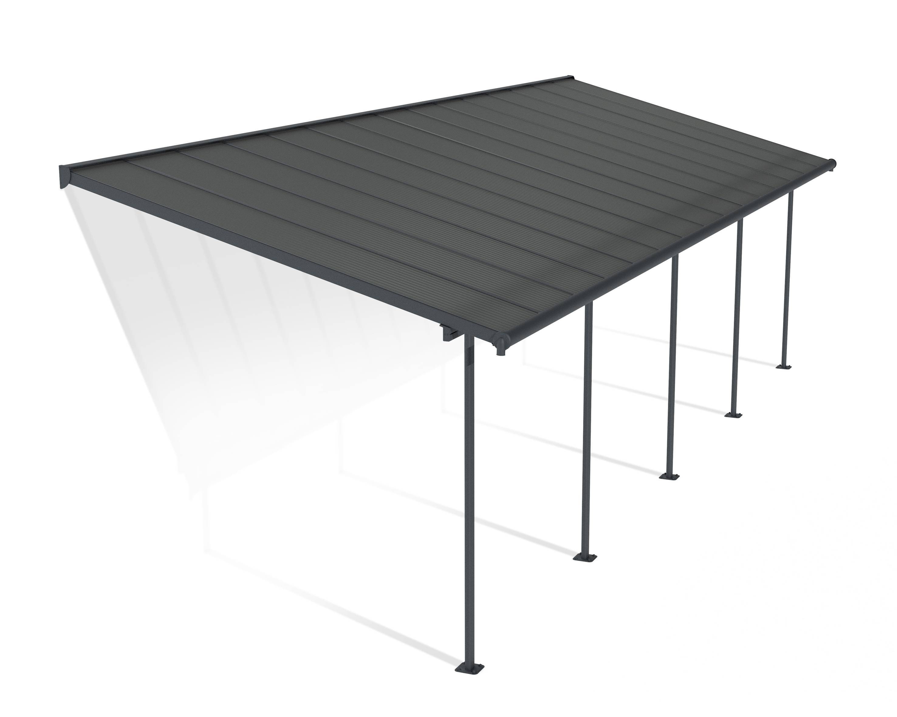 Canopia - Canopia Pergola Capri 3X9,2 Grise, toiture gris - Imagen 1