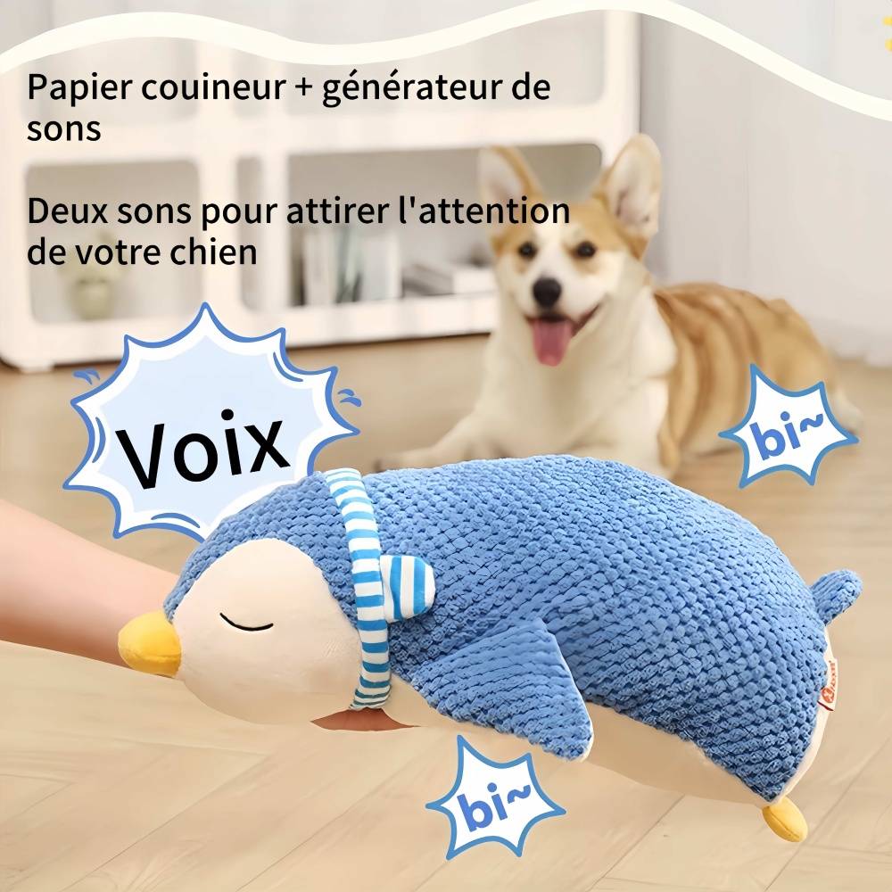 IntiMeg - Jouet en peluche pour chien en forme de pingouin IntiMeg - Image 7