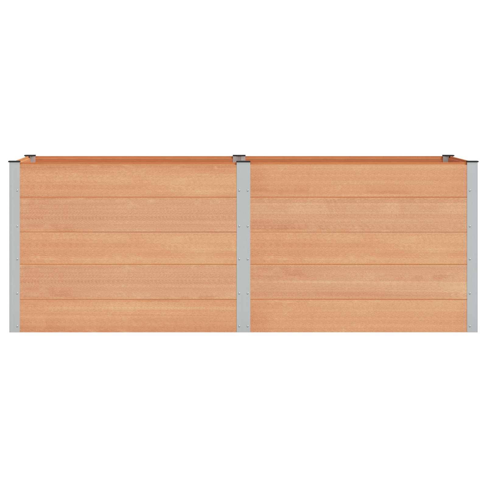 Prolenta Premium - Jardinière aluminium marron  250 x 100 x 91 cm  - Prolenta premium p3416.6 - Image 3