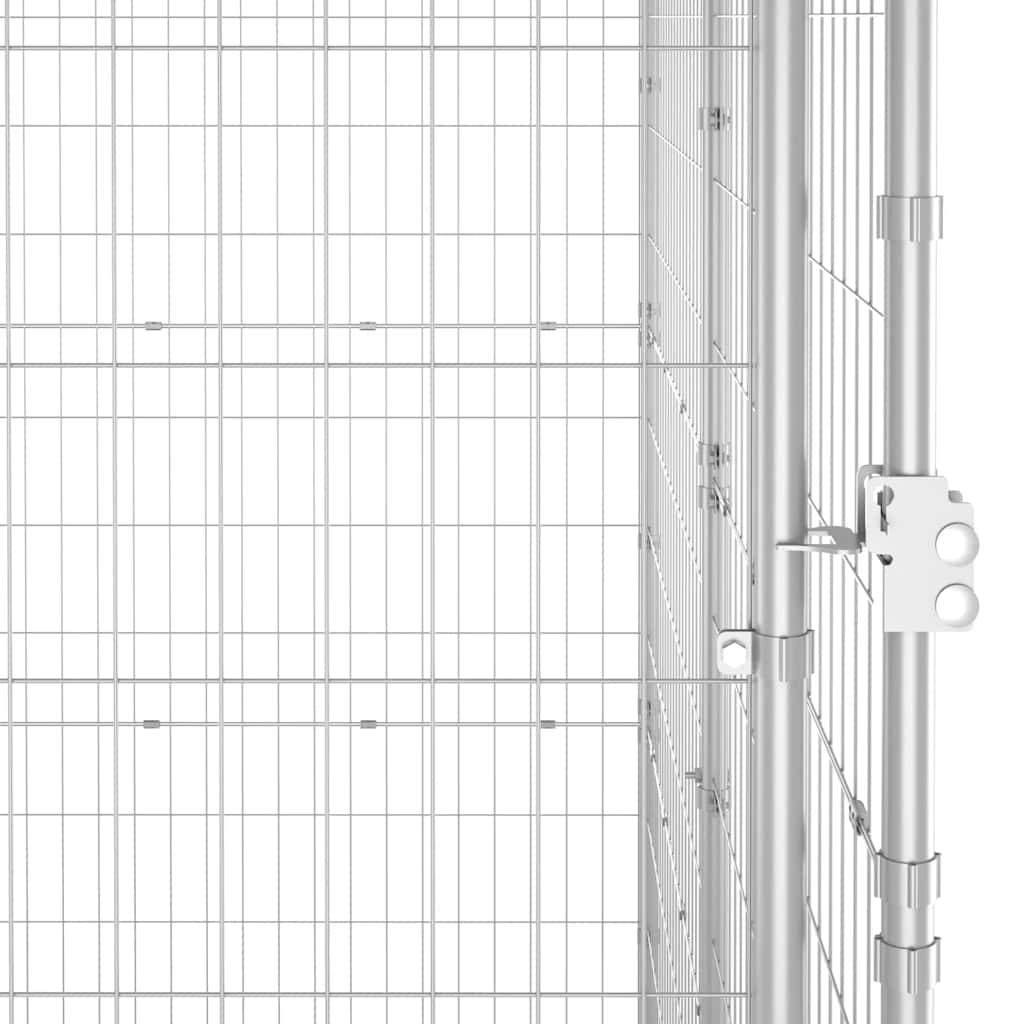 Vidaxl - Chenil extérieur Acier galvanisé 4,84 m² vidaXL 3082282 - Imagen 4