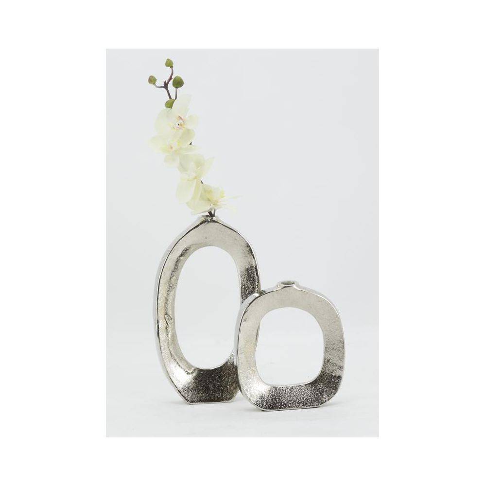 Aubry Gaspard - Vases cercle en aluminium (Lot de 2) - Imagen 3