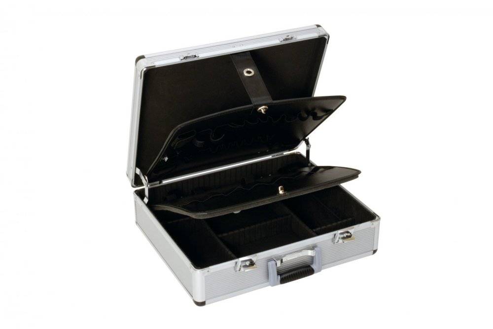 Valise aluminium robuste vide avec panneaux de rangement - MOB - Image 3